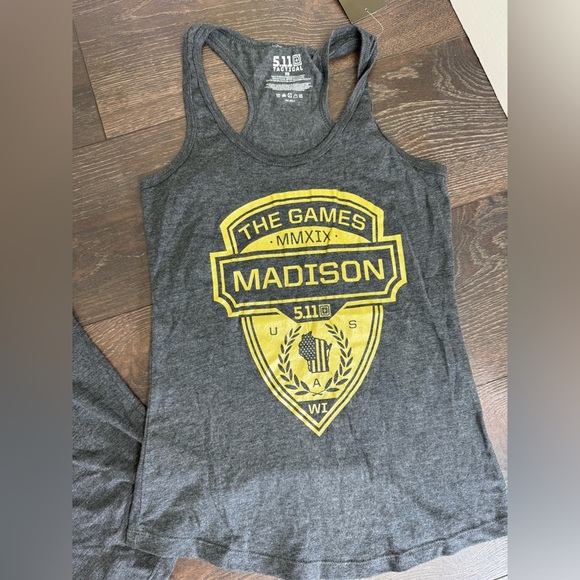 511 Tactical Madison Games Graphic Tank Top - Gray - Picture 2 of 5